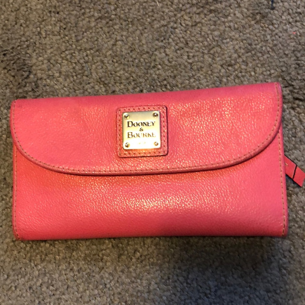 Dooney & Burke pink wallet